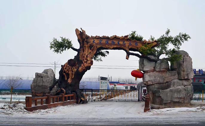 生態園大門對游樂園起到了畫龍點睛的作用