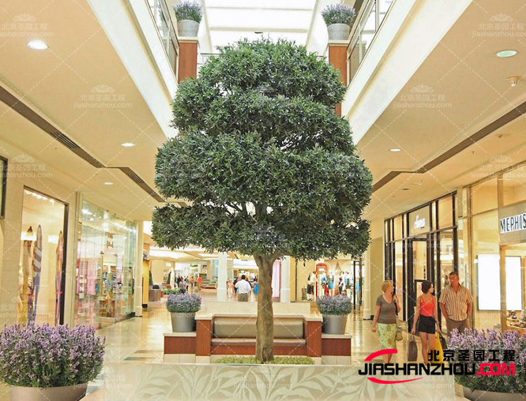 仿真樹逼真度高，外形美觀，且使用壽命長不受限制