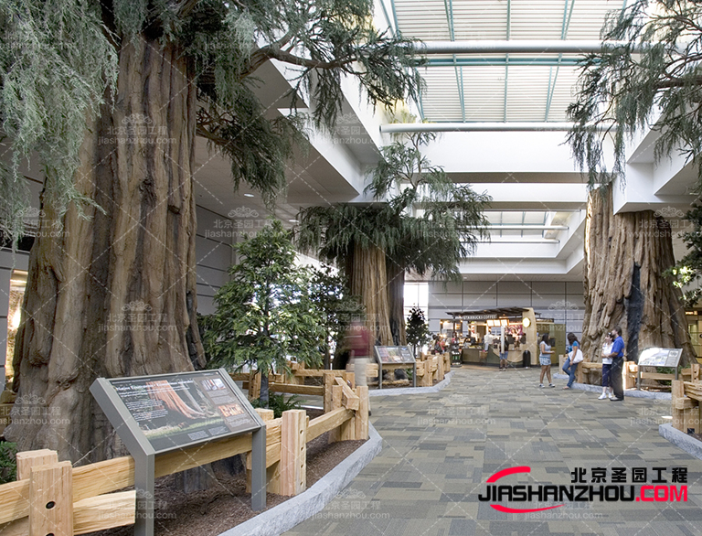 仿真樹通過正確的選擇和搭配，仿真樹可以創(chuàng)造出一個致的環(huán)境