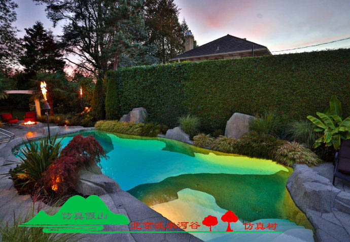 塑石假山制作廠家設計假山遵循萬變不離其宗的原則