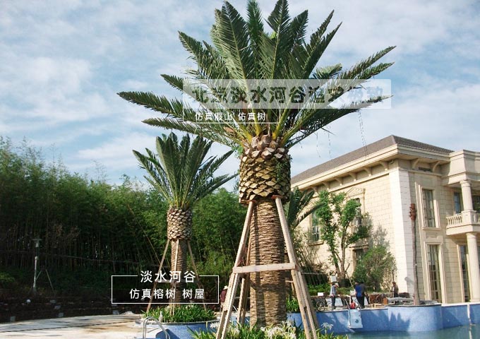 昌平餐廳別墅仿真樹 假樹報價支持定做