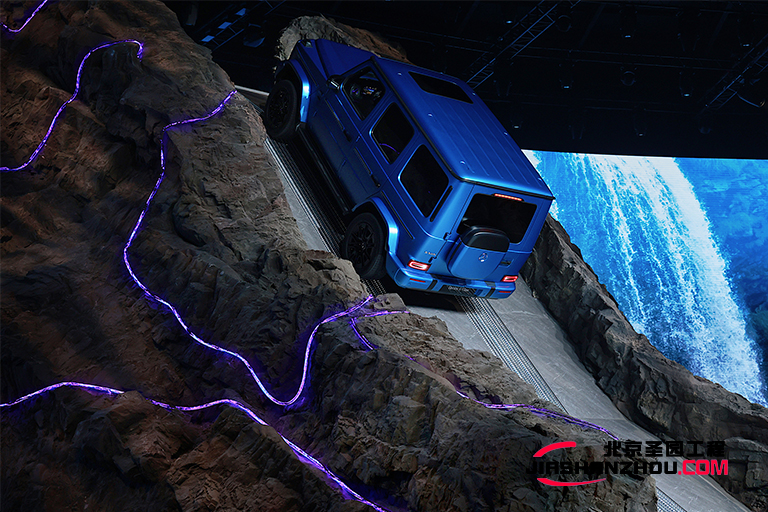 2024梅賽德斯-奔馳室內(nèi)塑石假山場(chǎng)景設(shè)計(jì)案例