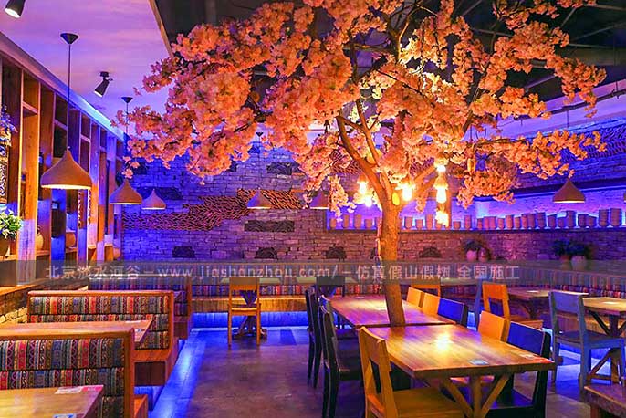 湖南桂陽(yáng)仿真樹(shù)室內(nèi)外裝飾空間搭配美圖