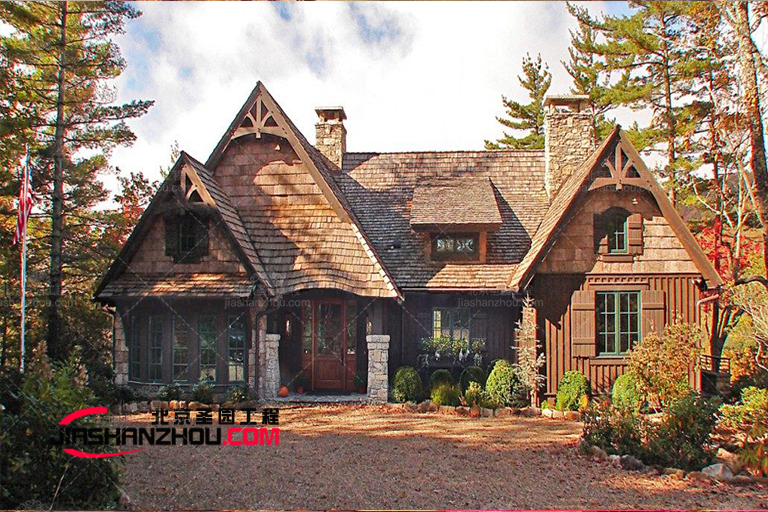 北京仿木屋房子民宿酒店 自然景區造型立木樹屋