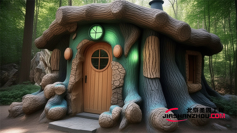 在北京密云 帶娃進電影中才有的仿真樹樹屋太值了