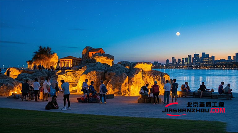 鄭州多樣化的生態水泥假山景觀 讓你可以輕松享受美景