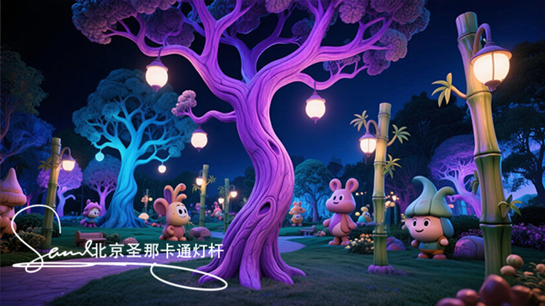 上海水泥仿木燈桿安裝需注意的細節 確保燈桿有足夠穩定性