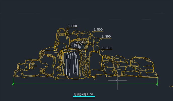 塑石假山施工圖.jpg 塑石假山施工圖