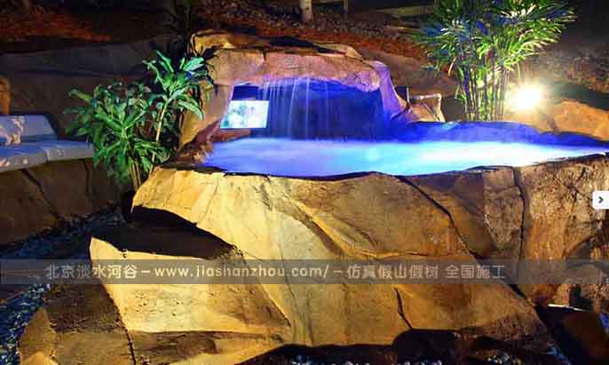 水泥假山.jpg 水泥假山