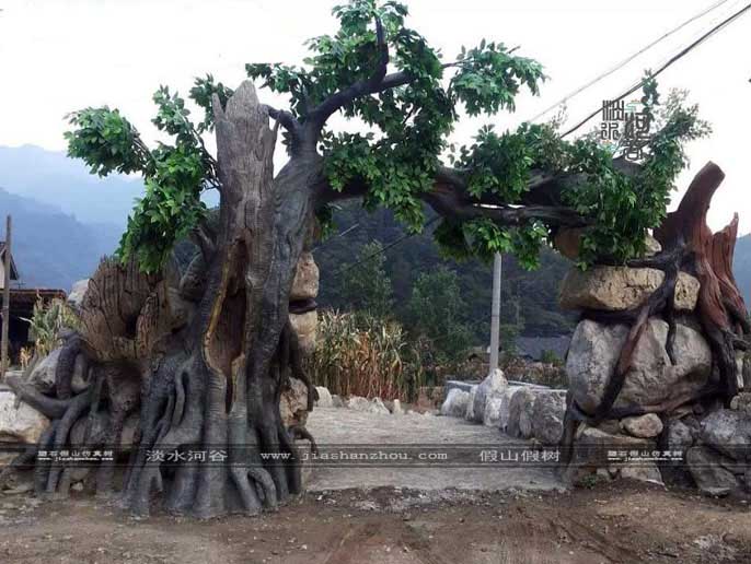 仿真樹(shù)大門(mén)