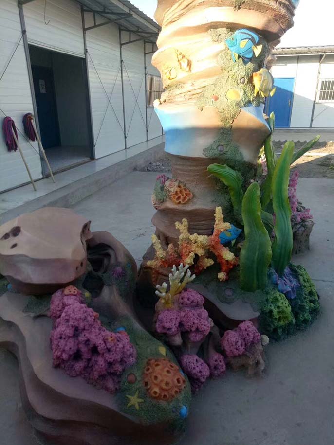 人造珊瑚礁及海洋館環境