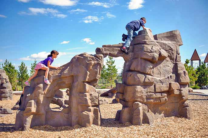 兒童樂園塑石假山