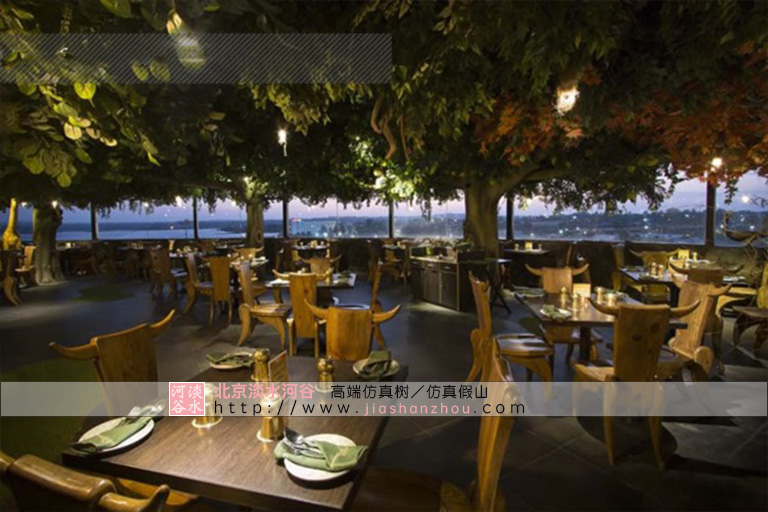 室內假山假樹景觀圖片.jpg 室內假山假樹景觀圖片