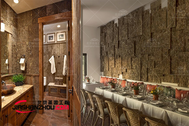 仿真洞穴木質酒店