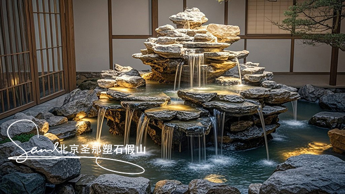 塑石假山施工.jpeg 塑石假山施工