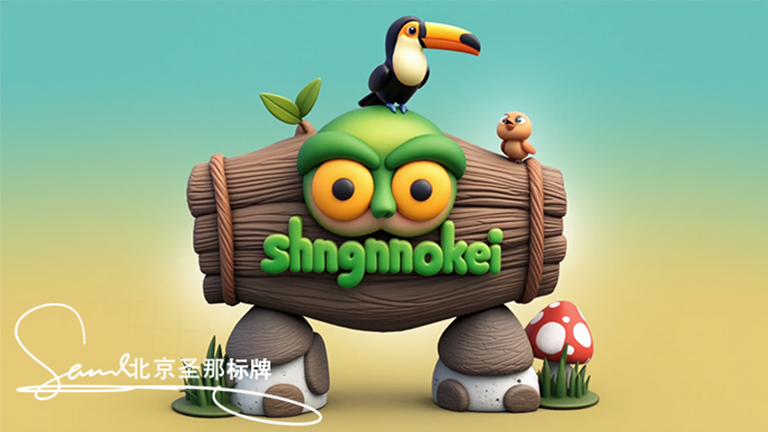 水泥仿木標識牌