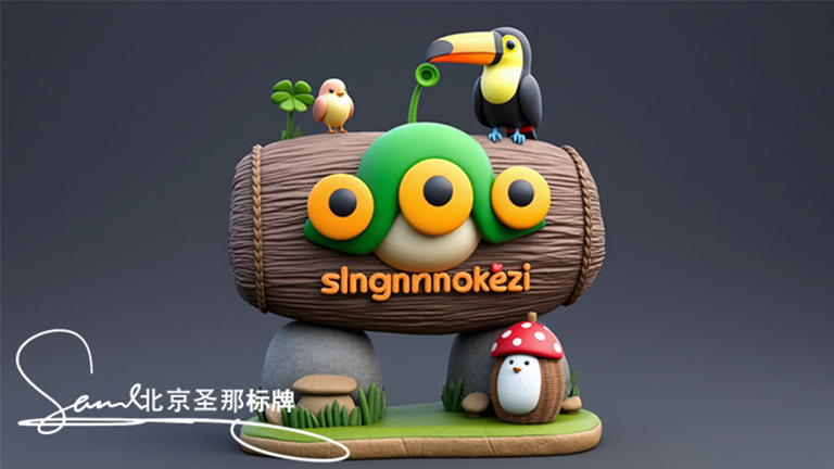 水泥仿木標(biāo)識牌.jpg 水泥仿木標(biāo)識牌