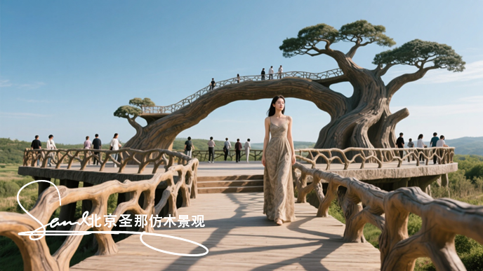 水泥仿木觀景臺(tái).png 水泥仿木觀景臺(tái)