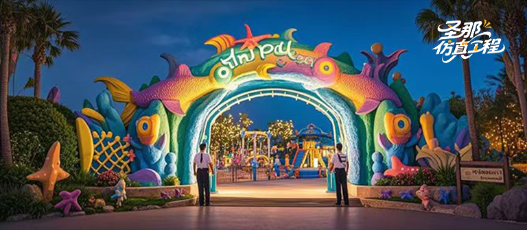 仿真假山大門.jpg 仿真假山大門