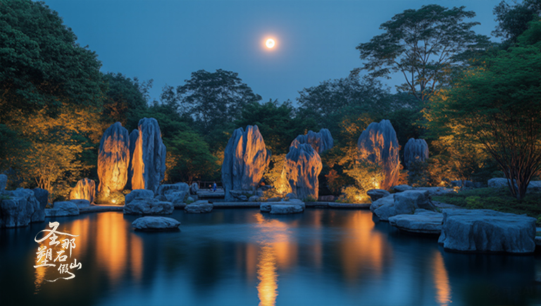 水泥假山.jpg 水泥假山