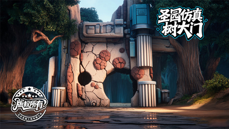 仿真樹大門.jpg 仿真樹大門